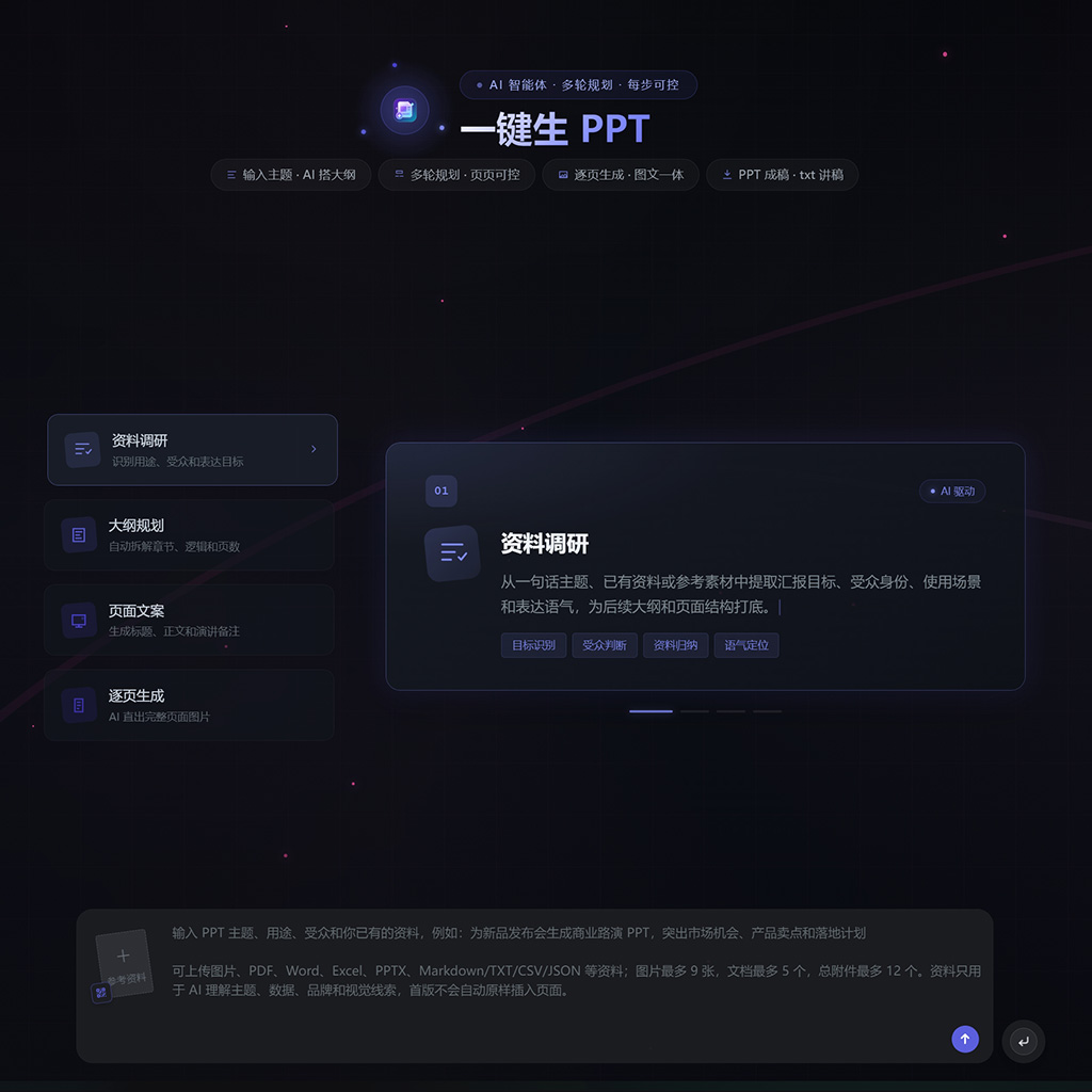 菁选灵创一键智能生PPT